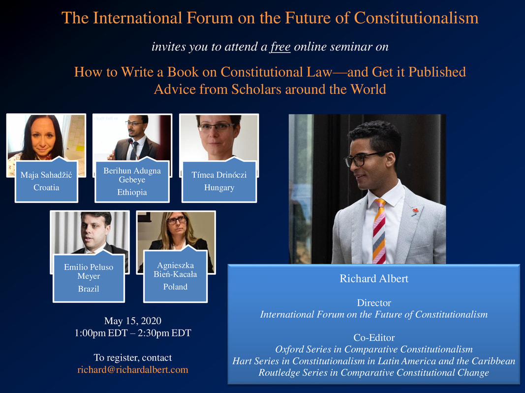 25 Online Seminar--How to Write a Book on Constitutional Law